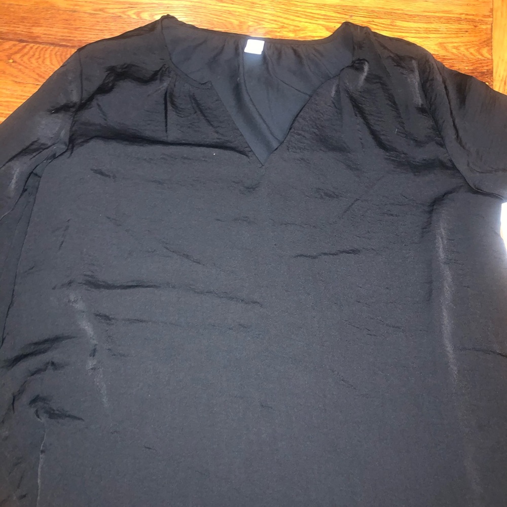 Long sleeve silk shirt